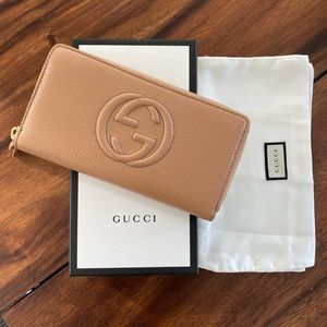 💯 Authentic Gucci Soho Leather Wallet